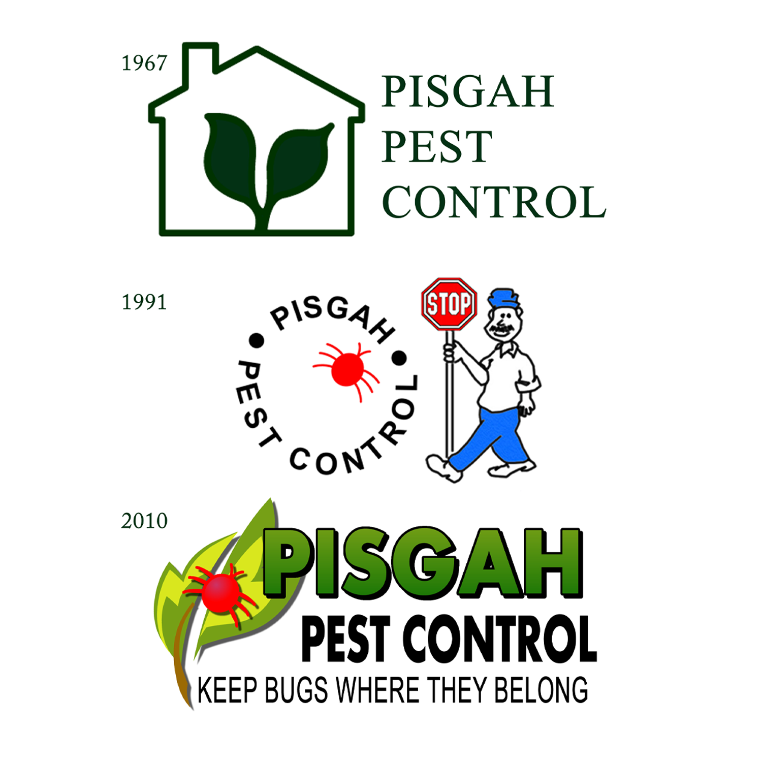 Logo History of Pisgah Pest Control